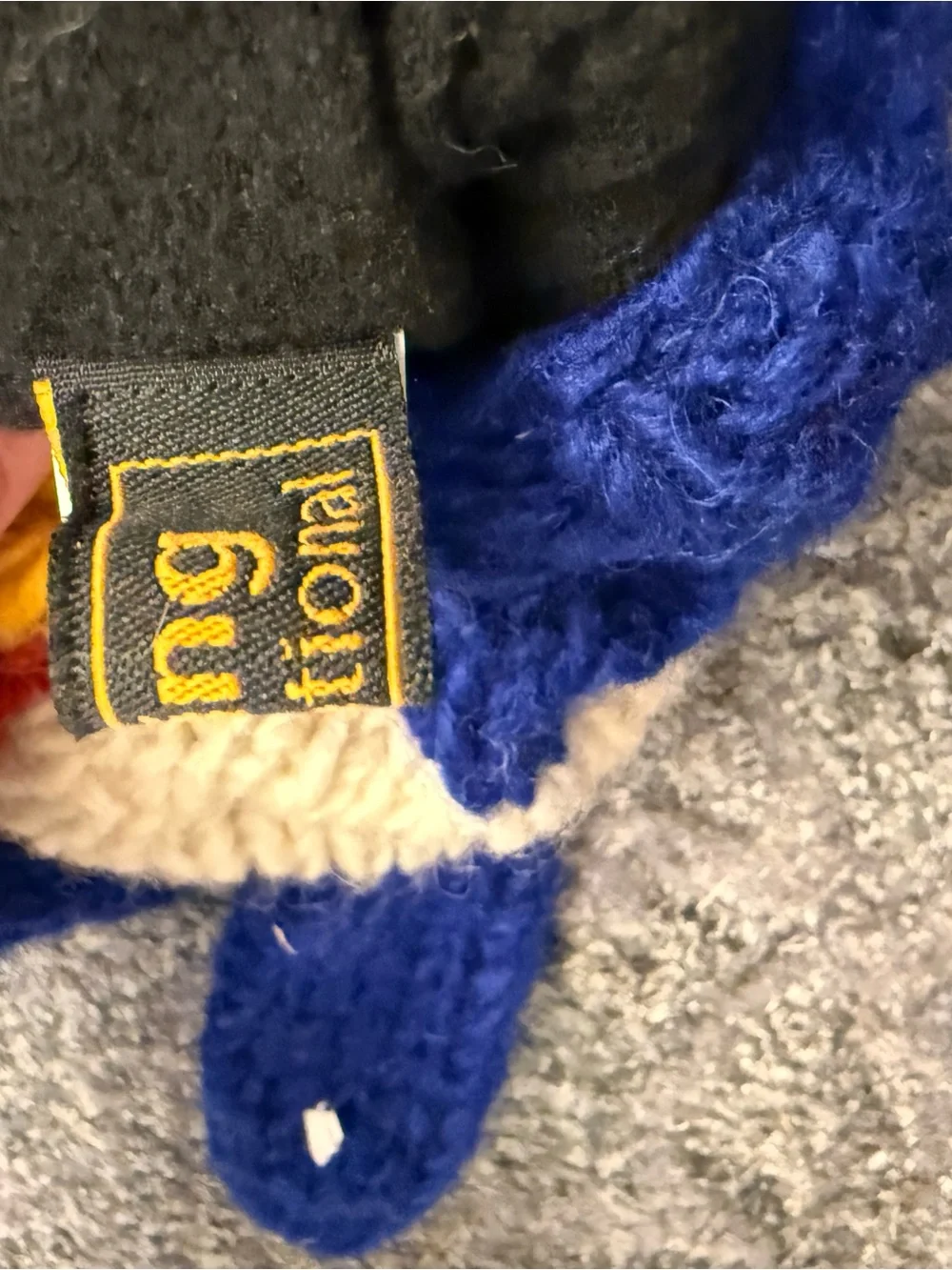 Rising International Colorado Flag Wool Convertible Mittens Glittens Fleece